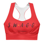 Swagg Extravaganza (sitcom red limited edition) Longline sports bra