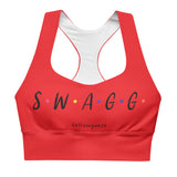 Swagg Extravaganza (sitcom red limited edition) Longline sports bra