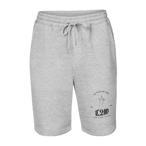 L2W Old English Men's fleece shorts